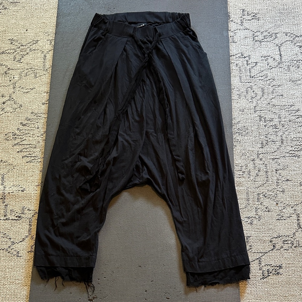 Studio Black Relaxed Harem Joggers